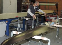 Ajustage des frettes sur la mèche de safran Ajustage des frettes sur la mèche de safran